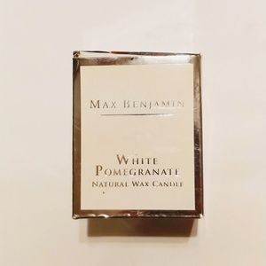 Max Benjamin White Pomegranate Scented Candle
